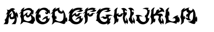 Metal Forge Font UPPERCASE