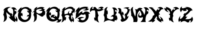 Metal Forge Font UPPERCASE