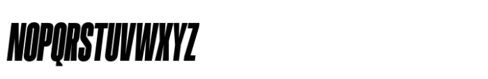 Metalic Sans Black Italic Font UPPERCASE
