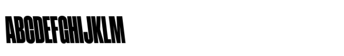Metalic Sans Black backslant Font UPPERCASE