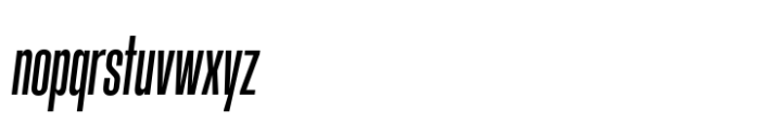 Metalic Sans Semi Bold Italic Font LOWERCASE