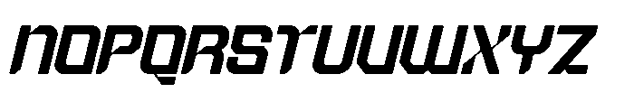 Metaor Aftershift Italic Font UPPERCASE