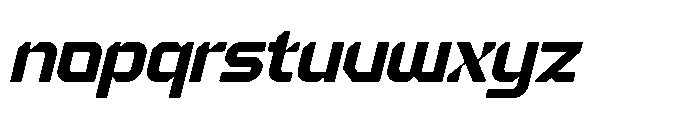 Metaor Aftershift Italic Font LOWERCASE