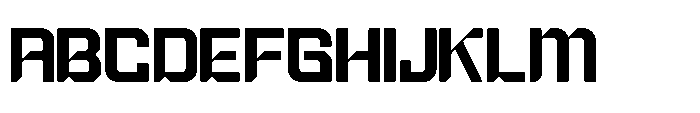 Metaor Aftershift Regular Font UPPERCASE