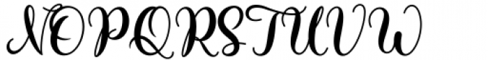 Metaphora Regular Font UPPERCASE
