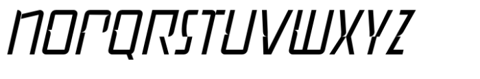 Metaverse Display Regular Italic Font UPPERCASE