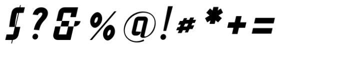 Metaverse Display Semi Bold Italic Font OTHER CHARS