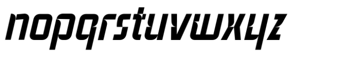 Metaverse Display Semi Bold Italic Font LOWERCASE