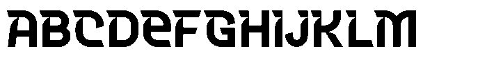 Meteor Horizon Regular Font UPPERCASE