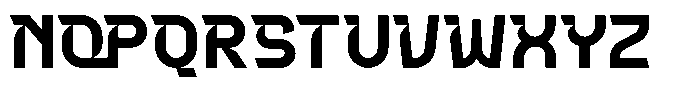 Meteor Horizon Regular Font UPPERCASE