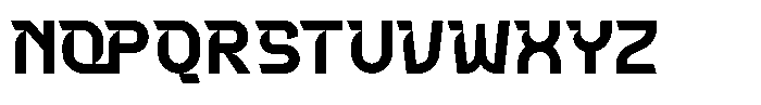 Meteor Horizon Regular Font LOWERCASE