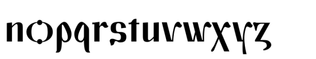 Method Std Alternates Font LOWERCASE