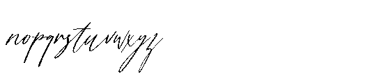Methonia Font LOWERCASE