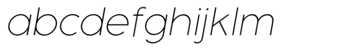 Meticula Thin Italic FONT