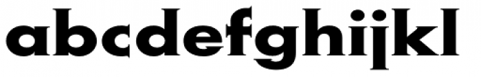 Metra Serif Bold Font LOWERCASE