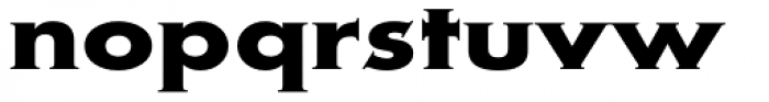 Metra Serif Bold Font LOWERCASE