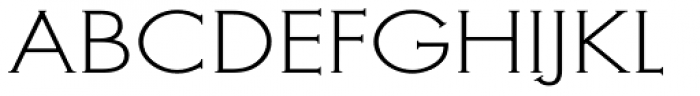 Metra Serif Light Caps Font UPPERCASE