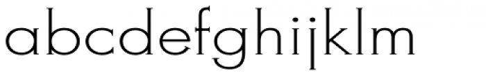 Metra Serif Light Font LOWERCASE