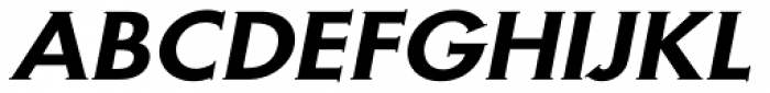 Metra Serif Medium Oblique Font UPPERCASE