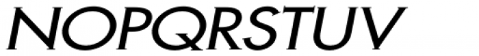 Metra Serif Plain Oblique Font UPPERCASE