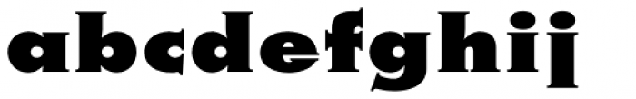 Metra Serif Xtra Bold Font LOWERCASE
