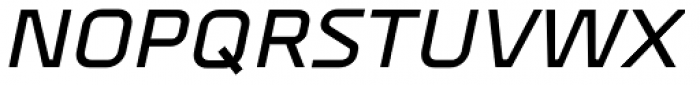 Metral DemiBold Italic Font UPPERCASE