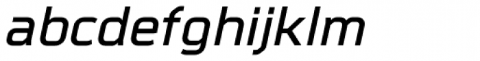 Metral DemiBold Italic Font LOWERCASE
