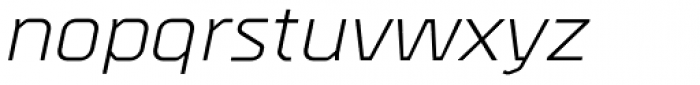 Metral Italic Font LOWERCASE
