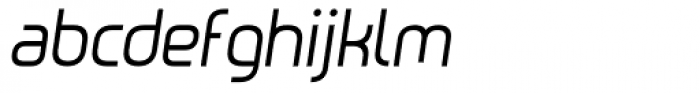 Metrica Italic Font LOWERCASE