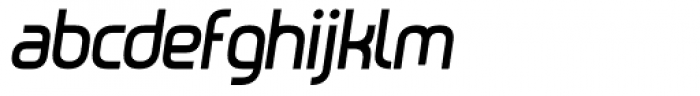 Metrica UltraBold Italic Font LOWERCASE