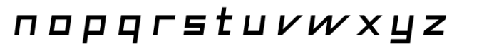 Metrika Bold Oblique Font LOWERCASE