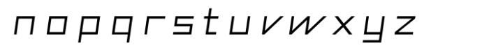 Metrika Regular Oblique Font LOWERCASE