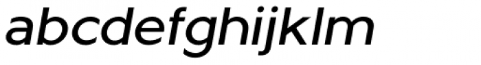 Metrisch Medium Italic Font LOWERCASE