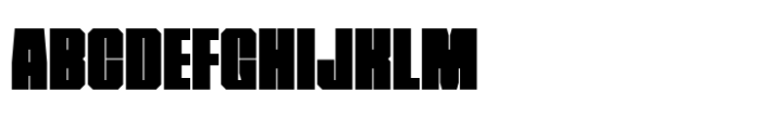 Metro Block Bold Font UPPERCASE