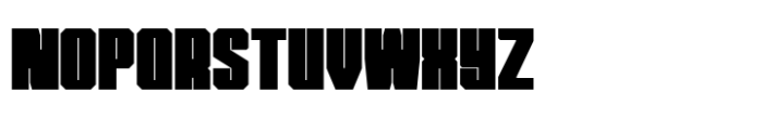 Metro Block Bold Font UPPERCASE