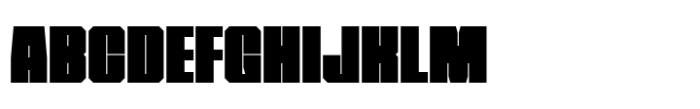 Metro Block Extra Bold Font UPPERCASE