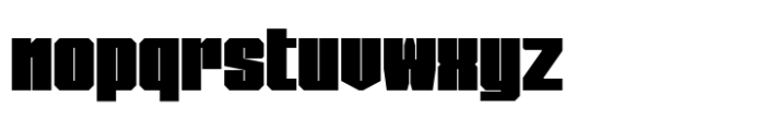 Metro Block Extra Bold Font LOWERCASE
