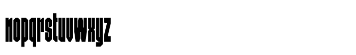 Metro Block Extra Light Font LOWERCASE