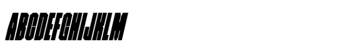 Metro Block Light Italic Font UPPERCASE