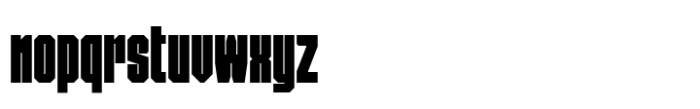 Metro Block Regular Font LOWERCASE