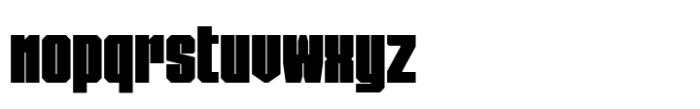 Metro Block Semi Bold Font LOWERCASE