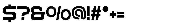 Metro Gate Font OTHER CHARS