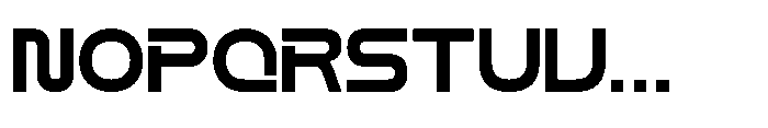 Metro Gate Font UPPERCASE