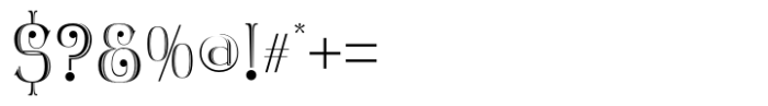 Metro Luxes Font OTHER CHARS