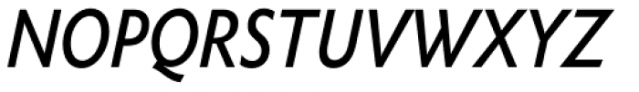 Metro Nova Pro Cond Medium Italic Font UPPERCASE