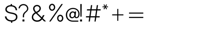 Metro Sans Light Italic Font OTHER CHARS