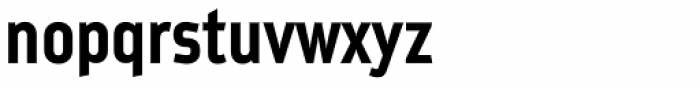 Metroflex Narrow Bold Font LOWERCASE