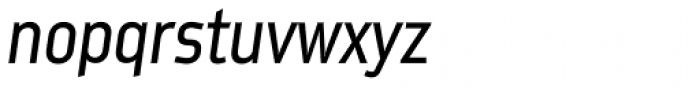 Metroflex Narrow Obl OSF Font LOWERCASE