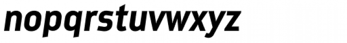 Metroflex Uni Bold Obl OSF Font LOWERCASE
