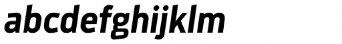 Metroflex Uni Bold Obl Font LOWERCASE